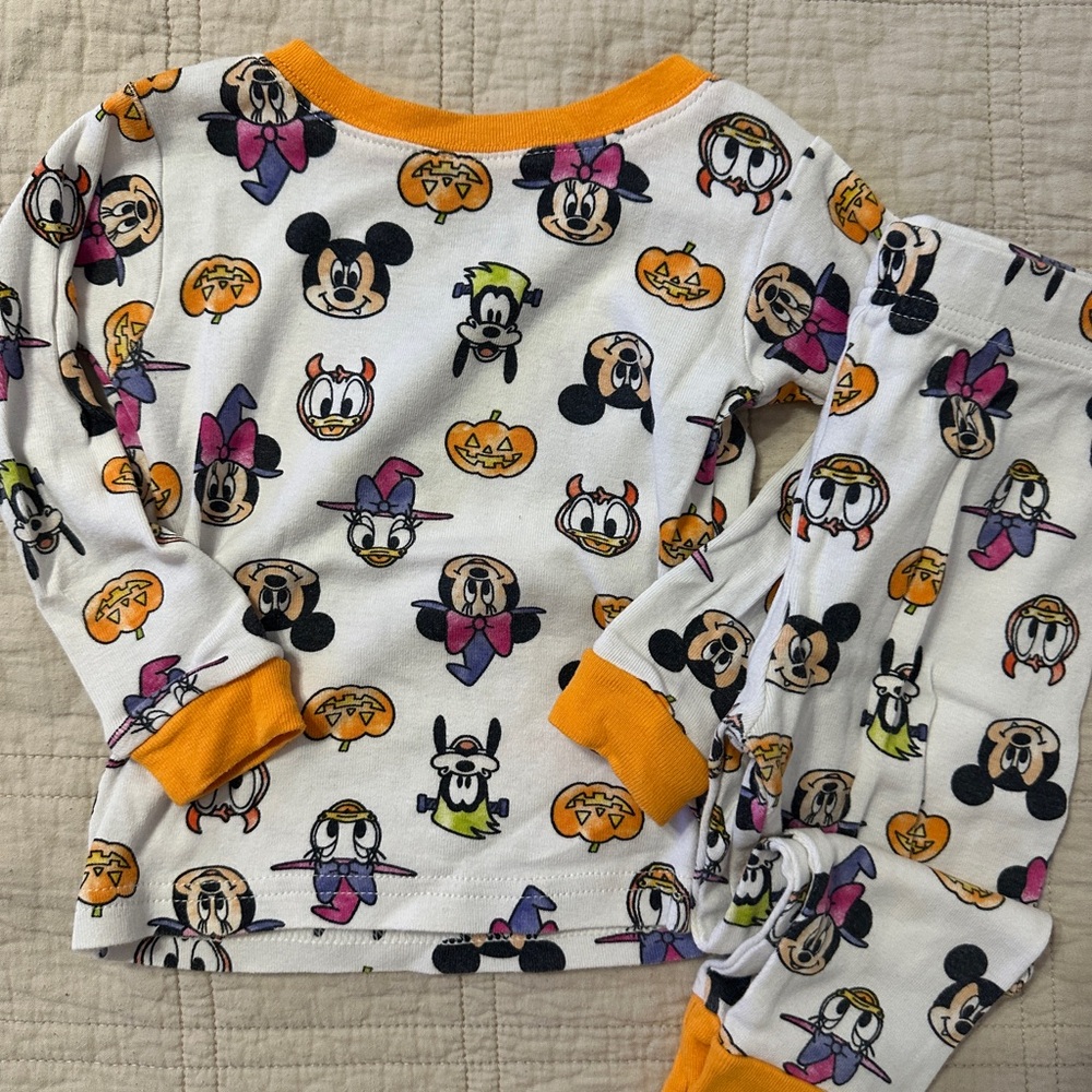 Mickey and Minnie Mouse Halloween Pajamas Toddler 2T